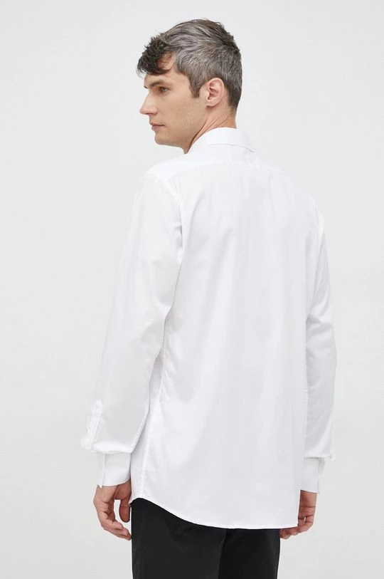 Ανδρικά Πουκάμισα Βαμβακερό πουκάμισο Karl Lagerfeld χρώμα: άσπρο, 5 Ανδρικά Πουκάμισα Βαμβακερό πουκάμισο Karl Lagerfeld χρώμα: άσπρο, - Image 3