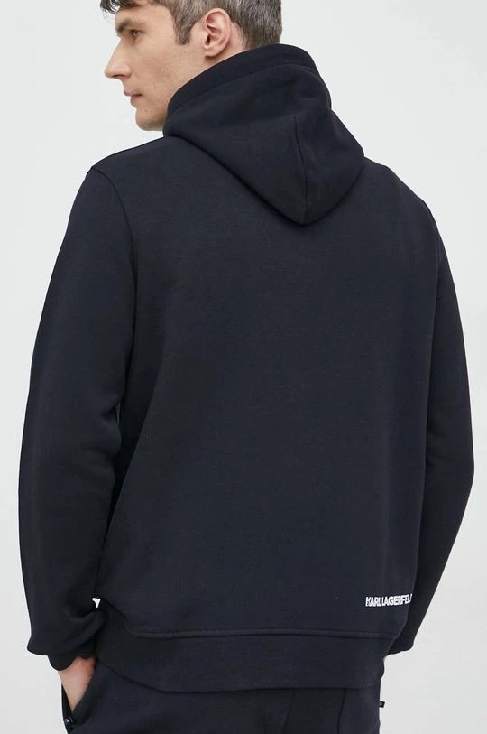 Ανδρικά Χωρίς φερμουάρ Μπλούζα Karl Lagerfeld ναυτικό μπλε, με κουκούλα 4 Ανδρικά Χωρίς φερμουάρ Μπλούζα Karl Lagerfeld ναυτικό μπλε, με κουκούλα - Image 3