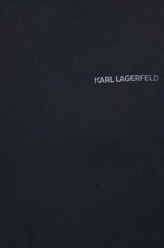 Ανδρικά Μακρυμάνικα Βαμβακερή μπλούζα με μακριά μανίκια Karl Lagerfeld μαύρο 8 Ανδρικά Μακρυμάνικα Βαμβακερή μπλούζα με μακριά μανίκια Karl Lagerfeld μαύρο - Image 6