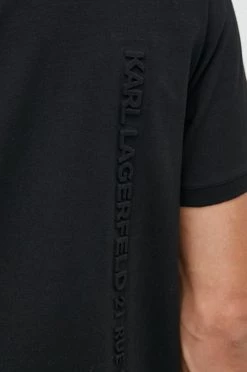 Ανδρικά Μπλουζάκια Μπλουζάκι Karl Lagerfeld μαύρο -Karl Lagerfeld Εκπτώσεις unnamed file 818