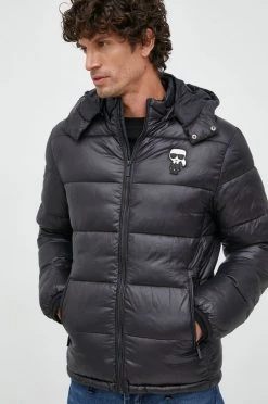Ανδρικά Κοντά μπουφάν Μπουφάν Karl Lagerfeld μαύρο,
