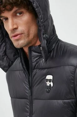 Ανδρικά Κοντά μπουφάν Μπουφάν Karl Lagerfeld μαύρο, -Karl Lagerfeld Εκπτώσεις unnamed file 835