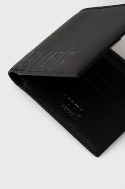 Ανδρικά Πορτοφόλια Δερμάτινο πορτοφόλι Karl Lagerfeld χρώμα: μαύρο -Karl Lagerfeld Εκπτώσεις unnamed file 850