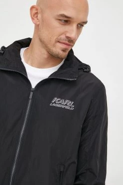 Ανδρικά Κοντά μπουφάν Μπουφάν Karl Lagerfeld μαύρο, -Karl Lagerfeld Εκπτώσεις unnamed file 870