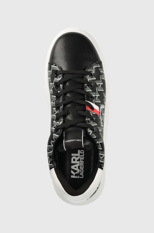 Ανδρικά Sneakers Δερμάτινα αθλητικά παπούτσια Karl Lagerfeld Kapri Mens μαύρο 6 Ανδρικά Sneakers Δερμάτινα αθλητικά παπούτσια Karl Lagerfeld Kapri Mens μαύρο - Image 4