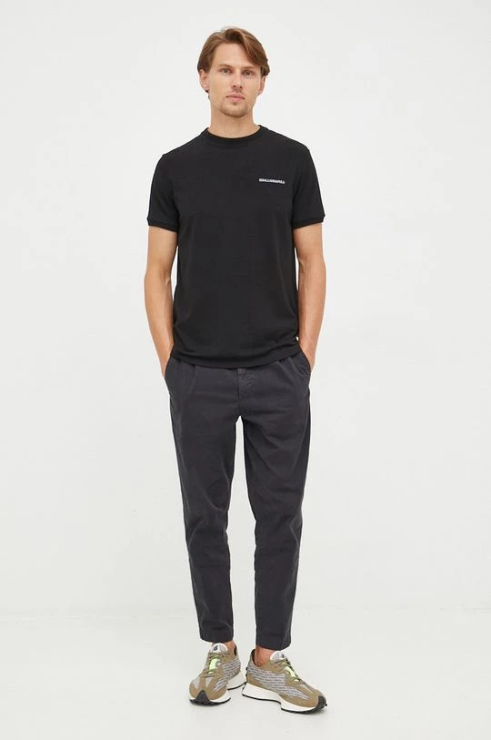 Ανδρικά Μπλουζάκια Μπλουζάκι Karl Lagerfeld μαύρο 4 Ανδρικά Μπλουζάκια Μπλουζάκι Karl Lagerfeld μαύρο - Image 2