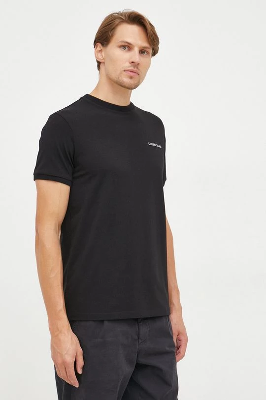 Ανδρικά Μπλουζάκια Μπλουζάκι Karl Lagerfeld μαύρο 6 Ανδρικά Μπλουζάκια Μπλουζάκι Karl Lagerfeld μαύρο - Image 4