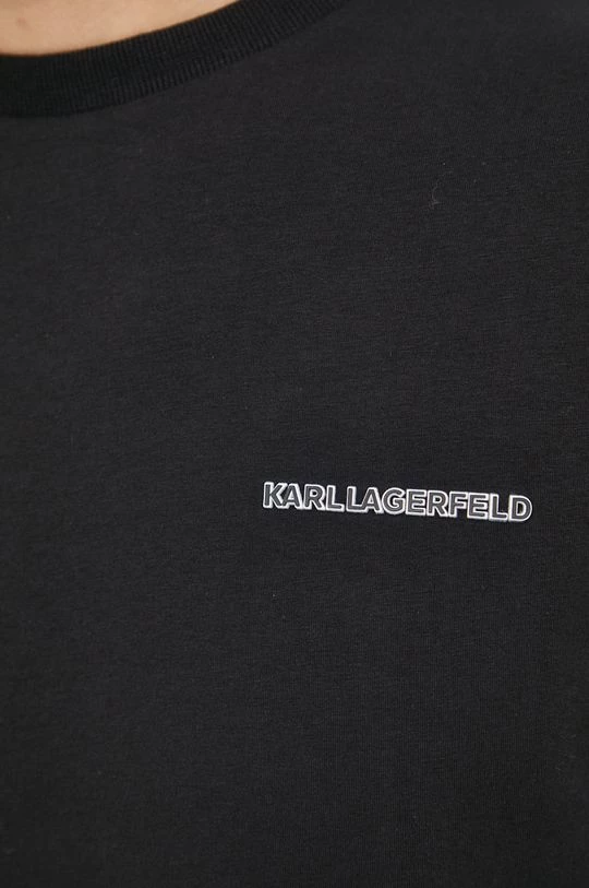 Ανδρικά Μπλουζάκια Μπλουζάκι Karl Lagerfeld μαύρο 7 Ανδρικά Μπλουζάκια Μπλουζάκι Karl Lagerfeld μαύρο - Image 5