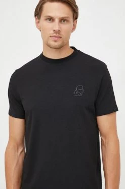 Ανδρικά Μπλουζάκια Μπλουζάκι Karl Lagerfeld μαύρο -Karl Lagerfeld Εκπτώσεις unnamed file 918