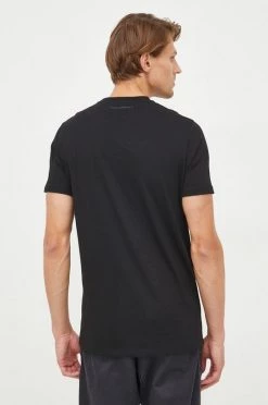 Ανδρικά Μπλουζάκια Βαμβακερό μπλουζάκι Karl Lagerfeld μαύρο -Karl Lagerfeld Εκπτώσεις unnamed file 935