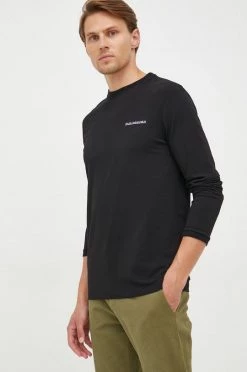 Ανδρικά Μακρυμάνικα Longsleeve Karl Lagerfeld μαύρο